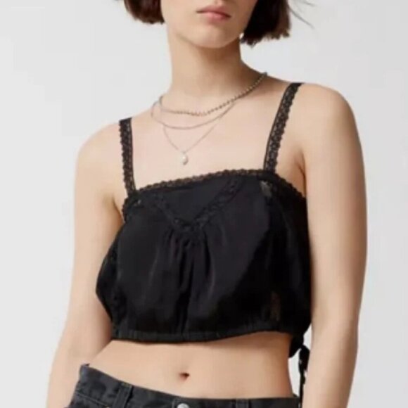 NWT URBAN OUTFITTERS | Lace Crop Tank Top | Sz. XL - Picture 3 of 10